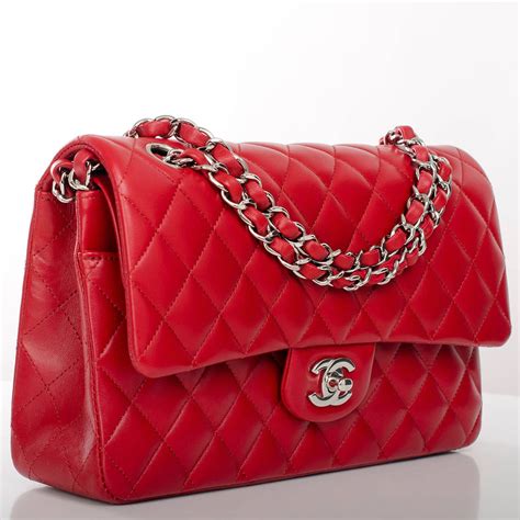 chanel handbags red